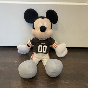 Disney NFL Browns 00 Mickey Mouse Plush Doll